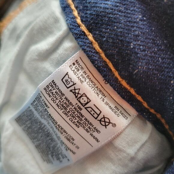 NWT OLD NAVY O.G. STRAIGHT HIGH RISE JEANS RAW EDGE SIZE 10 WOMENS - Picture 13 of 14